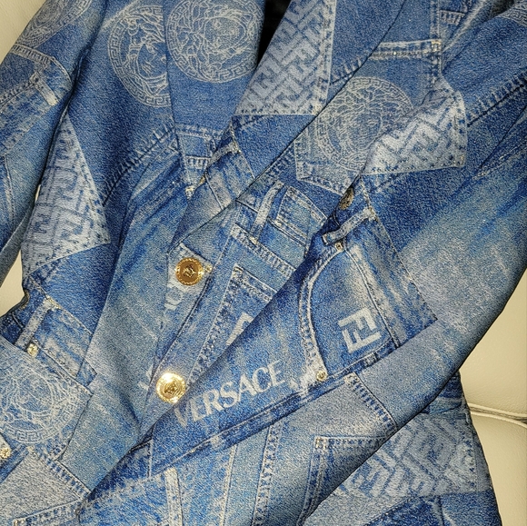 Fendace Fendi Denim Blazer - Picture 5 of 10